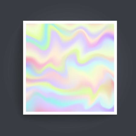 Universal different holographic vector pattern. Endless texture abstract fills background surface textures. Colorful blur geometric fabric ornament.のイラスト素材