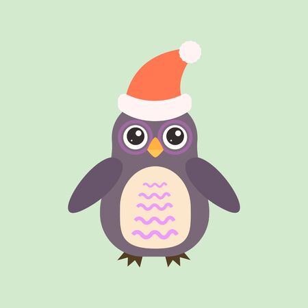 Cartoon owl vectorのイラスト素材