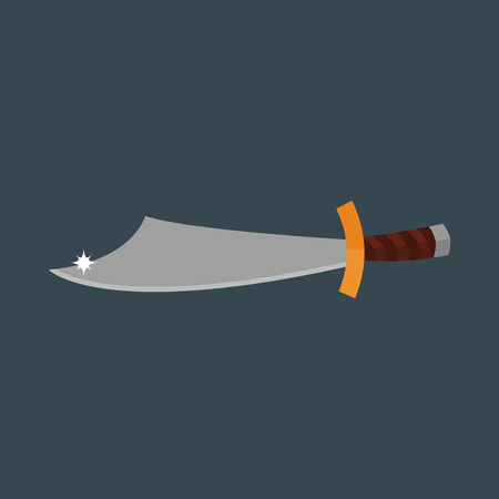 Knife weapon vector illustration.のイラスト素材