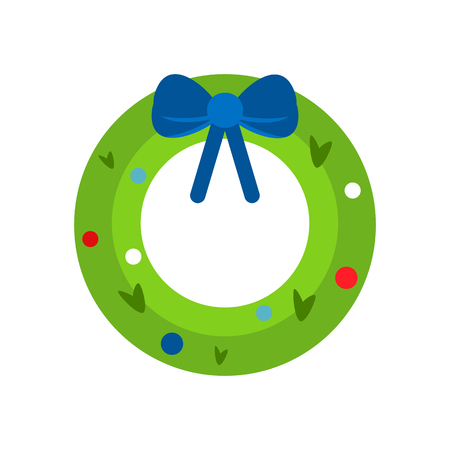Christmas branch mistletoe vector illustration.のイラスト素材
