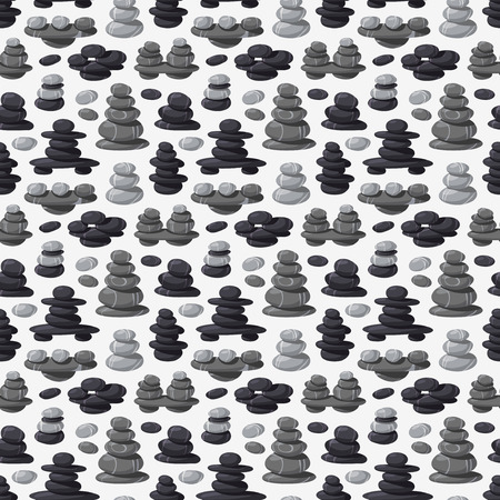 Relax stone seamless pattern vector.のイラスト素材