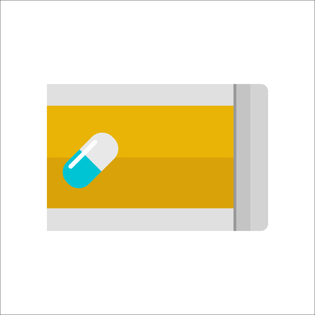 Tablet pills vector illustration.のイラスト素材