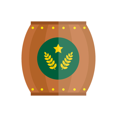 Beer barrel vector illustration.のイラスト素材