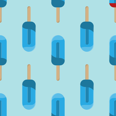 ice cream seamless pattern background vector illustration icon isolated dessert sweet cold fruit tasty frozen candy flavor design delicious blueberryのイラスト素材