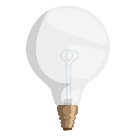 Cartoon lamp vector illustration lamp light isolated design drawing bulb object electricity equipment electric bright decoration icon power shapeのイラスト素材