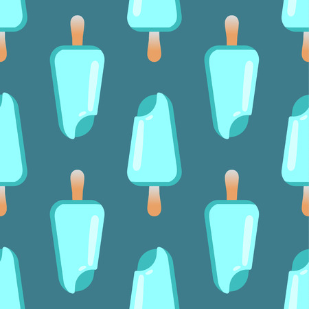Pattern background vector illustration icon isolated dessert sweet cold fruit tasty frozen candy flavor design delicious blueberryのイラスト素材