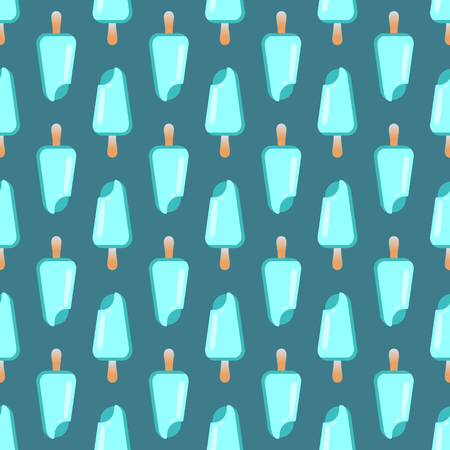 ice cream seamless pattern background fruit vector illustrationのイラスト素材