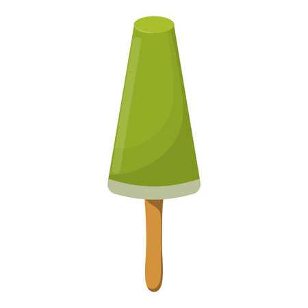 fruit ice cream vector illustration icon isolated cartoon dessert sweet cold snack tasty frozen candy flavor design delicious bar party pistachioのイラスト素材