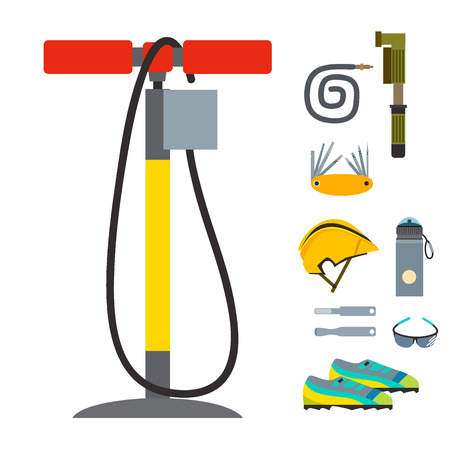 Active casual transportation accessories.のイラスト素材