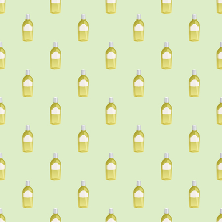 A bottles of cosmetic seamless pattern vector illustration.のイラスト素材