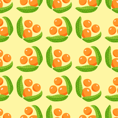 Vector berries seamless pattern.のイラスト素材