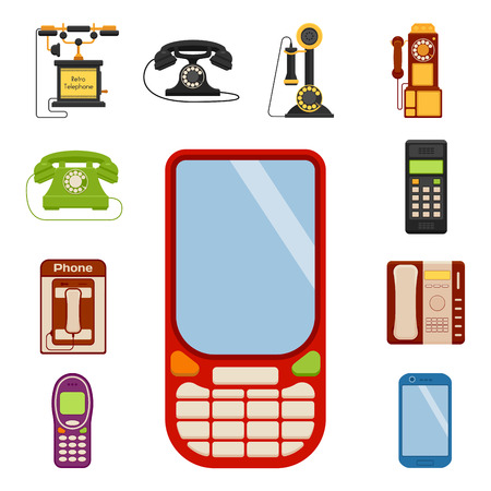 Vector vintage phonesのイラスト素材