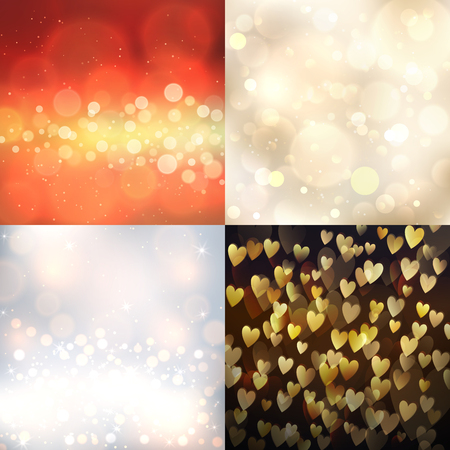 Creative bokeh vector abstract trendy texture colorful blur background ornament backdrop illustration. Decorative paper style fashion print blur background.のイラスト素材