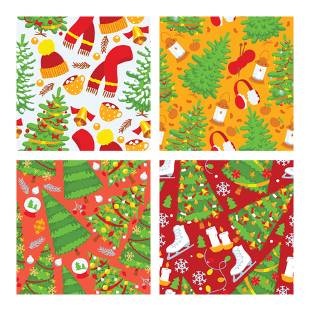 Christmas greeting card vector background banner holidays winter xmas hand draw congratulation New Year 2019 website banner or printable greeting invitation poster illustration.のイラスト素材