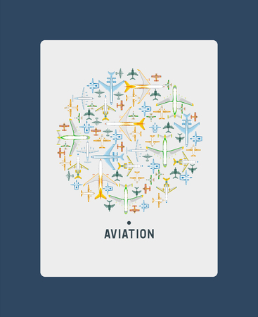 Plane vector traveling on aircraft airplane jet flight aviation flying to airport illustration aviation backdrop of aeroplane airliner and airfreighter cargo transportation banner background.のイラスト素材