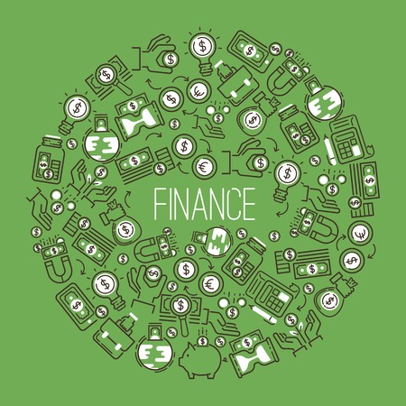 Money vector pattern financial bank money-box with investment savings and coins icons backdrop illustration piggybank moneybox with cash background.のイラスト素材