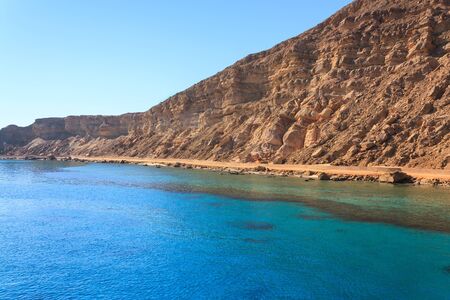 Shores of the Red Sea in Egyptの写真素材