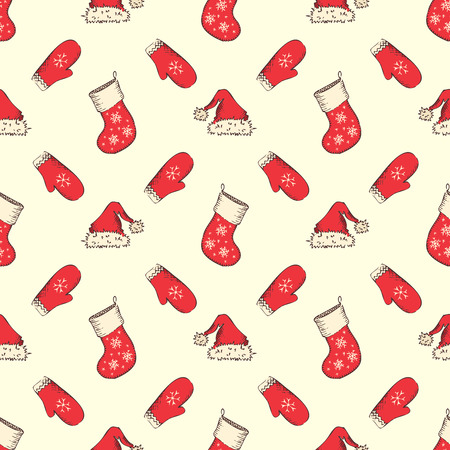 Red hand-drawn festive .のイラスト素材