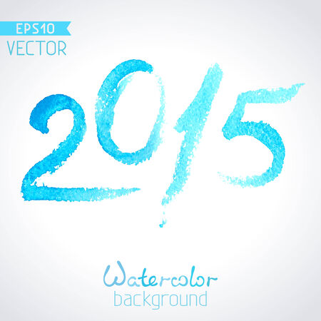 Vector watercolor illustration for your holiday design. Greeting card, wallpaper, banner, poster or invitation.のイラスト素材