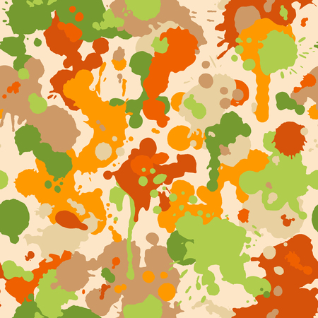 Watercolor composition for scrapbook design. Seamless watercolor pattern. EPS 8.のイラスト素材