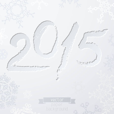 Vector paper illustration for your holiday design. Greeting card, wallpaper, banner, poster or invitation.のイラスト素材