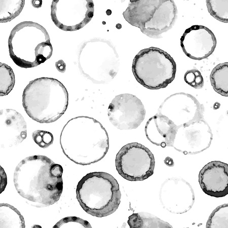 Seamless pattern of watercolour stains.のイラスト素材