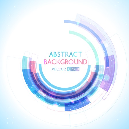 Vector retro illustration. There is place for your text in the center.のイラスト素材