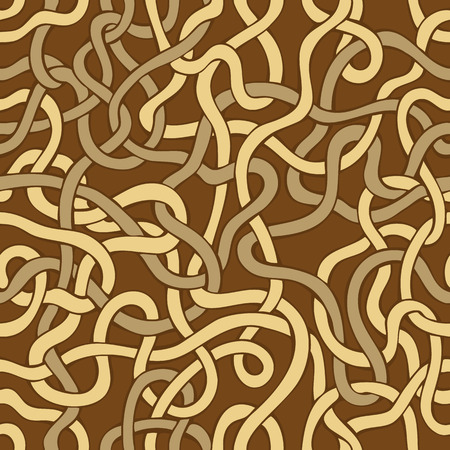 Various twisted lines. Vector background.のイラスト素材