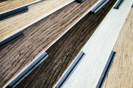 Vinyl strips for laying on the floor. Floor coveringsの写真素材