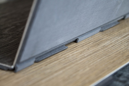 Vinyl strips for laying on the floor. Floor coverings.の写真素材
