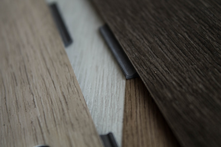 Vinyl strips for laying on the floor. Floor coverings.