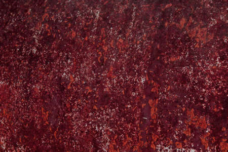 Rusty metal texture. Old cracked paint on rusty metal. Cyberpunk grunge wall.