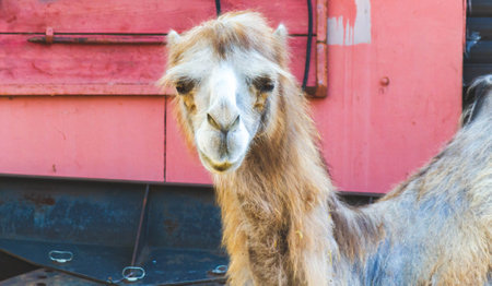 Bactrian camel (Camelus bactrianus)の写真素材