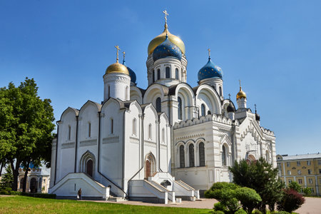 Cathedral of the Assumption of the Blessed Virgin Mary in Yaroslavl, Russiaの写真素材