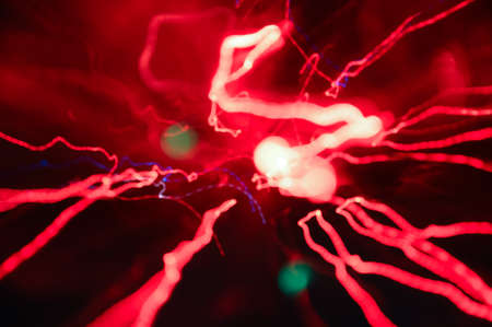 bokeh sparkling lines xmas light background texureの写真素材