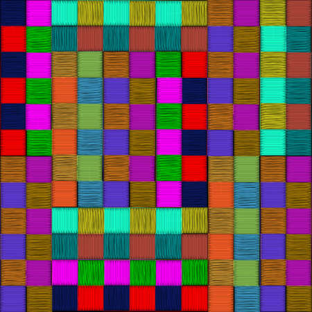 checkered pattern vector line traditional art scottish squares