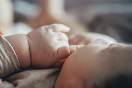 Close-up of a baby's hand
