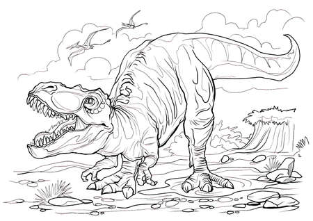 Dinosaur Sketch Royalty Free Stock Illustrations And Vectors Stocklib