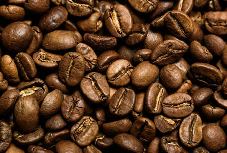 Coffee beans texture and coffee beans background