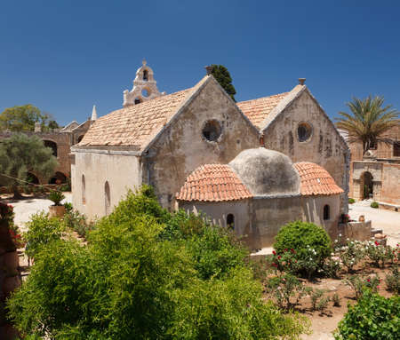 A photo of Arkadia monastery in Creteのeditorial素材