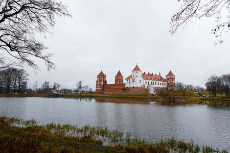 Grand view to Castle of Mir Belarusのeditorial素材