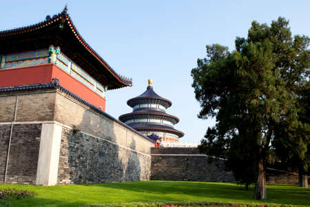 View of Temple of Heaven  Beijing  China の写真素材