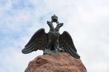 Double Eagle - Emblem of Russia on the Borodino field  Russia の写真素材