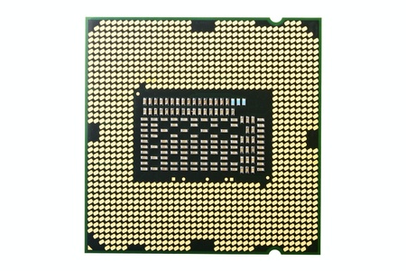 Processor isolated on a white background