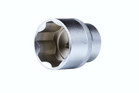 socket wrench isolated on a white 