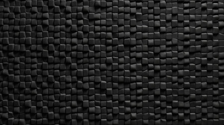 geometrically correct background with thousands black squares, by ai generativeの素材