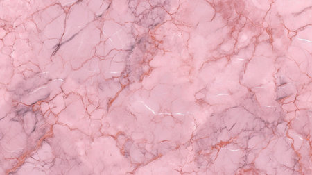 beautiful pure pink color marble background with gold veins, italian marble, by ai generativeの素材