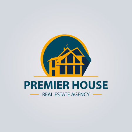 Real estate logo design template. Building, house, realty agency vector logoのイラスト素材