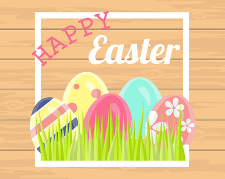 Have Yourself a Very Happy Easter. Easter Bunny Ears Vectorのイラスト素材