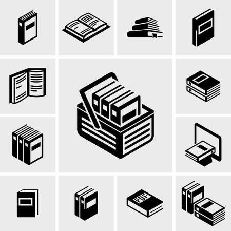 Set of file management and administration icons. Vector icon.のイラスト素材